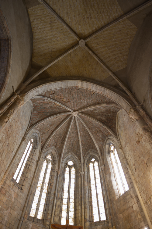 Boveda del ábside y del presbiterio de la iglesia del monasterio de Benifassa